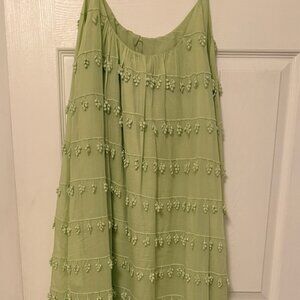 Farm Rio Lime Green Maxi Dress